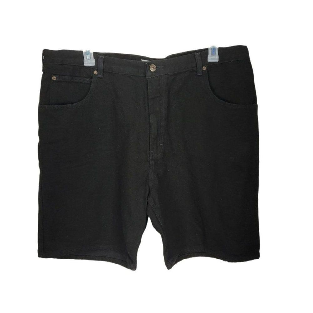 VTG Cherokee Men's Shorts Size 42 Black Denim Shorts Style T101B 9" Mexico